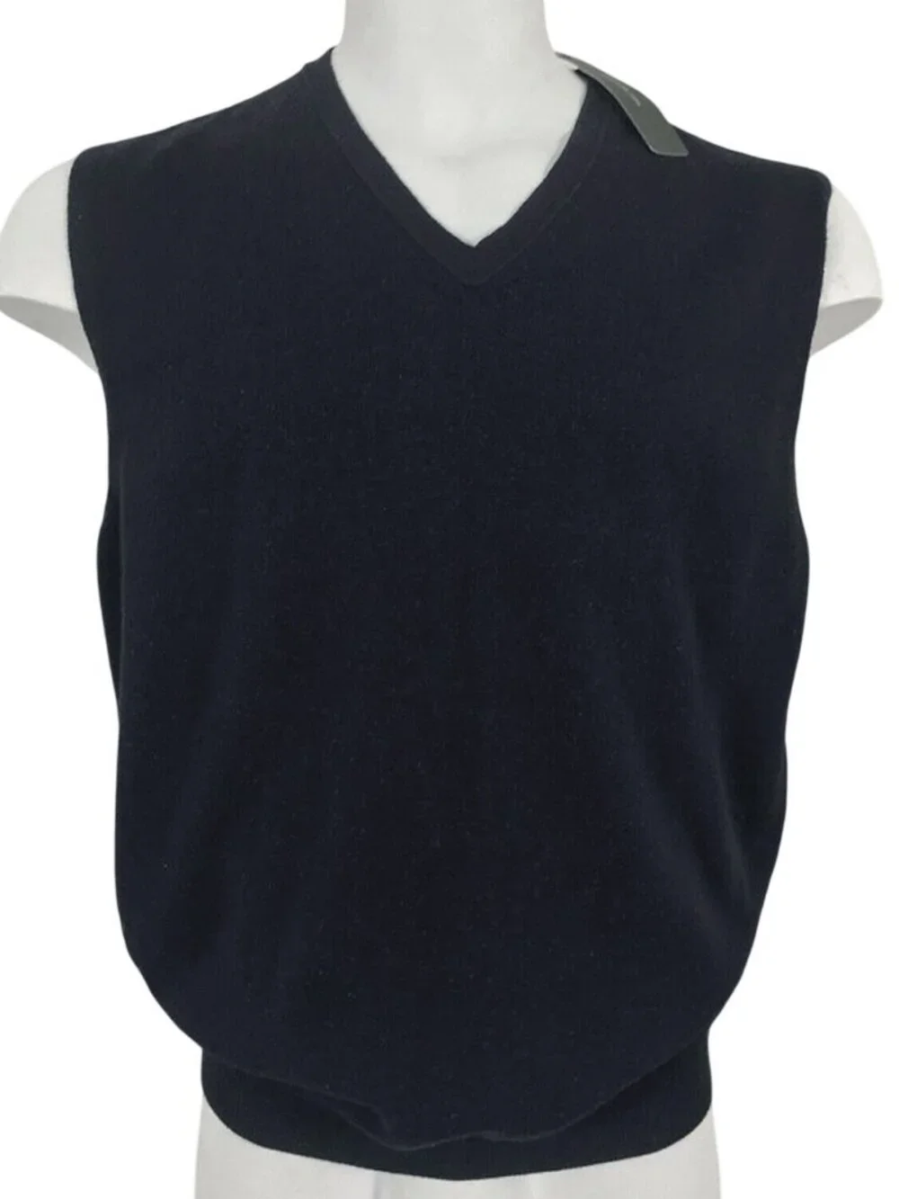 NEW $485 Ermenegildo Zegna Sweater Vest!  e 52  Medium  Dark Navy  ITALY